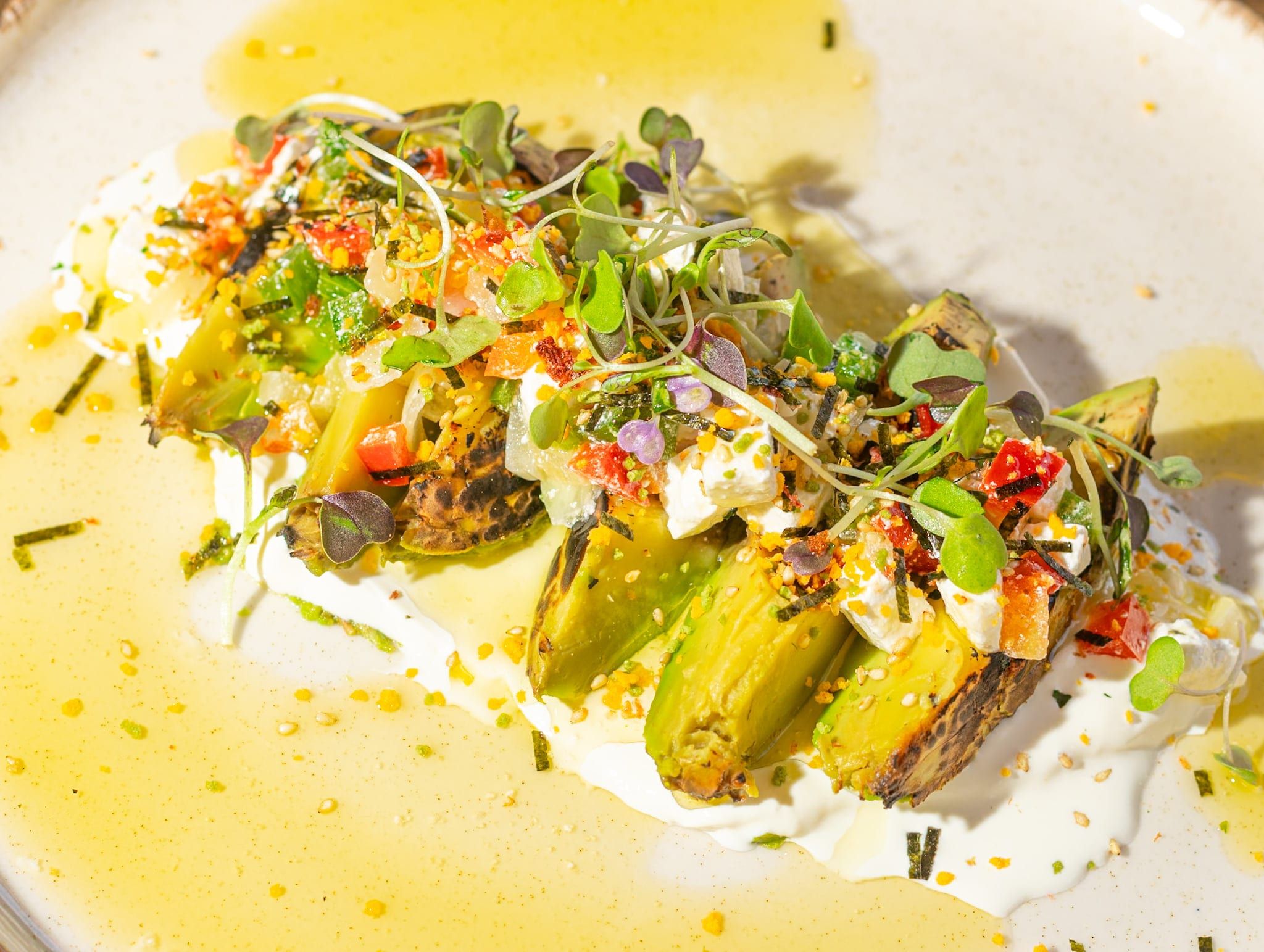 Aguacate a la brasa — La Quisquillosa Playa