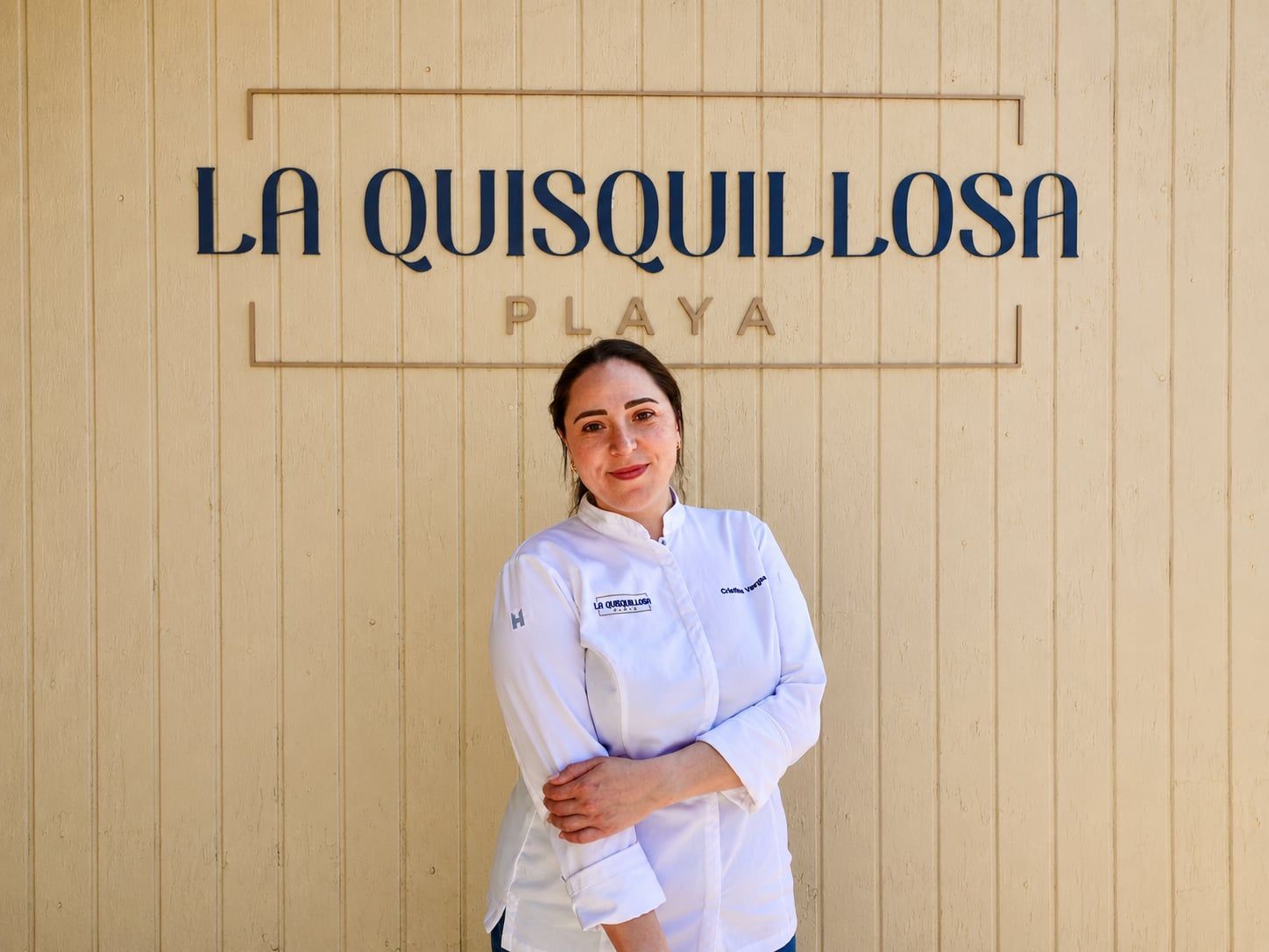 Porträt von Cristina, Küchenchefin von La Quisquillosa.